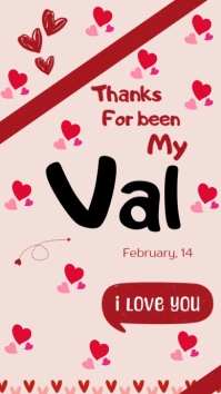 White Vintage Valentine Appreciation Instagram Story template