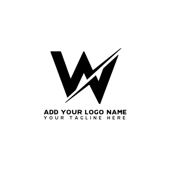 Copy of White W Logo/trade Mark/logo Mark/identity/business/brand ...