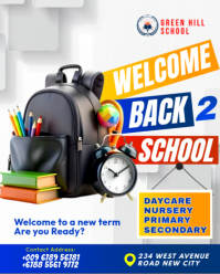 Weiß Back to School Instagram Portrait Template