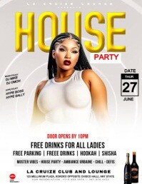 White White Party  Flyer (us Letter) template