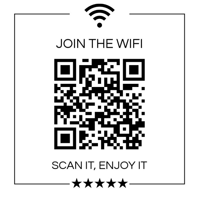 White Wifi Scanner Instagram Post Template | PosterMyWall