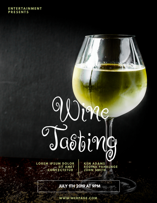 Wine Flyer Template