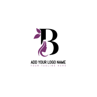 White  Women/face/hair/leaf/beauty/spa/b Logo/salon/silhouttee/vector/elegant/unique/stylish/identit template