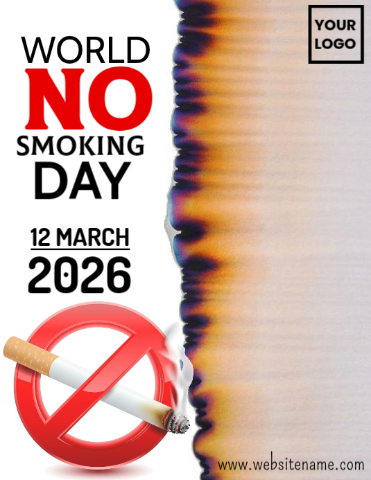 World No Smoking Day Flyers Template | PosterMyWall