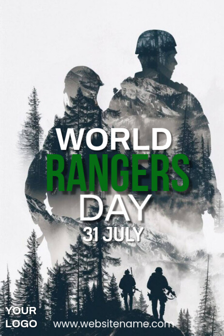 Plantilla de White World Rangers Day Poster | PosterMyWall