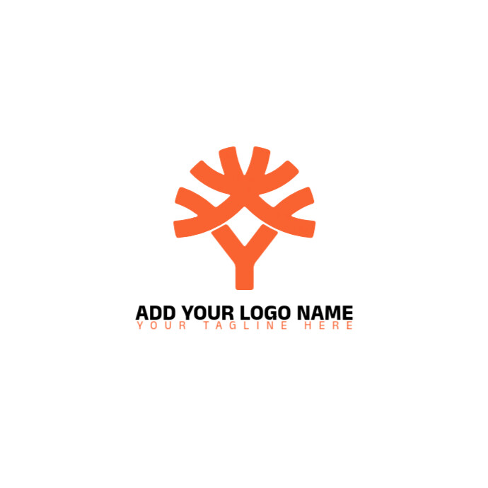 White  Y Logo/tree/custom/typography/monogram/brand/business/vector/trade Mark/logo Mark/symbol/iden template