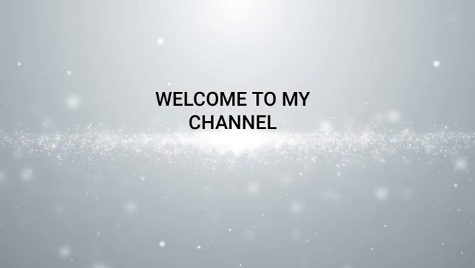 White Youtube Intro template