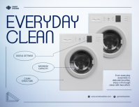 White Washing Machine Promotion Løbeseddel Template - Page 2