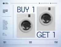 White Washing Machine Promotion Løbeseddel Template - Page 3