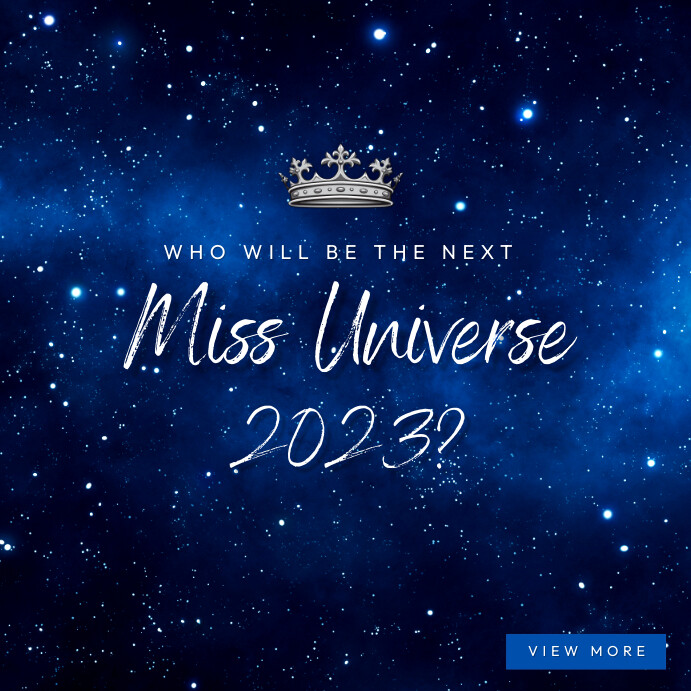 Who Will Be The Next Miss Universe 2023? Instagram-opslag template