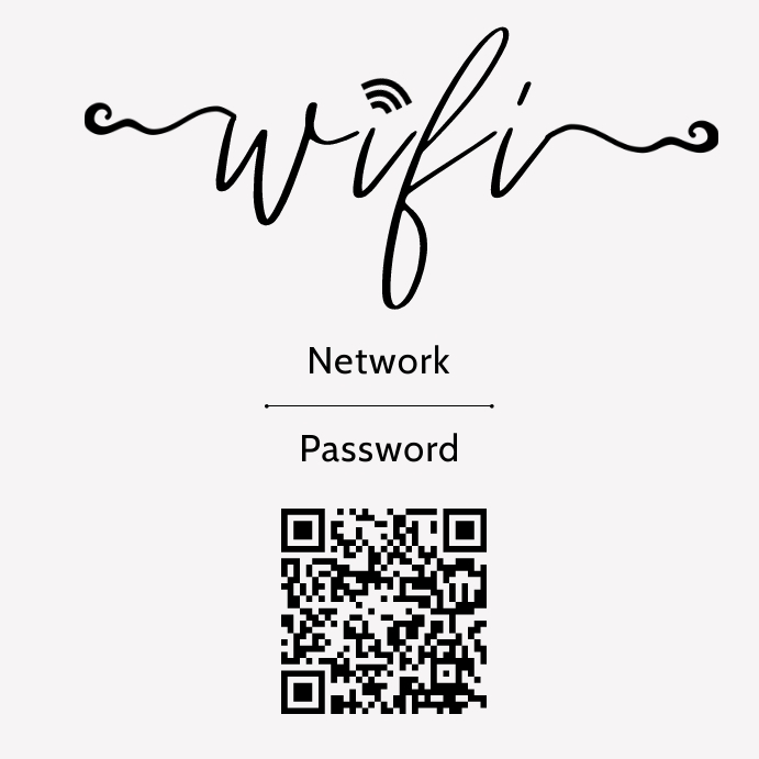 wifi customizable square sign template | PosterMyWall