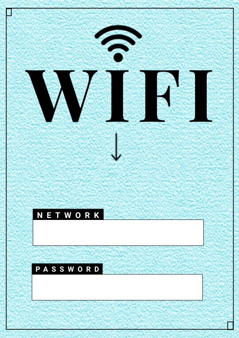 Wifi poster Template | PosterMyWall