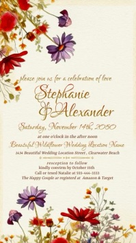 Wedding Invitation Instagram Story Template