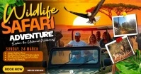 Wildlife Safari Adventure Facebook Shared Image template