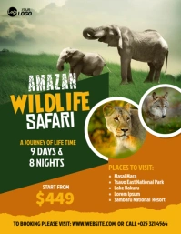Wildlife Safari Flyer Template