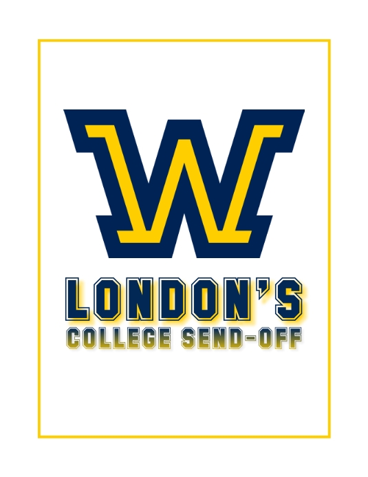 Wilkes University College Send-Off Invitation Flyer (US-Letter) template