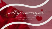 Will You Marry Me? Intestazione blog template