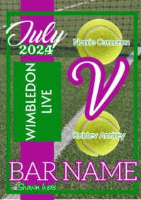 Wimbledon Live A5 template
