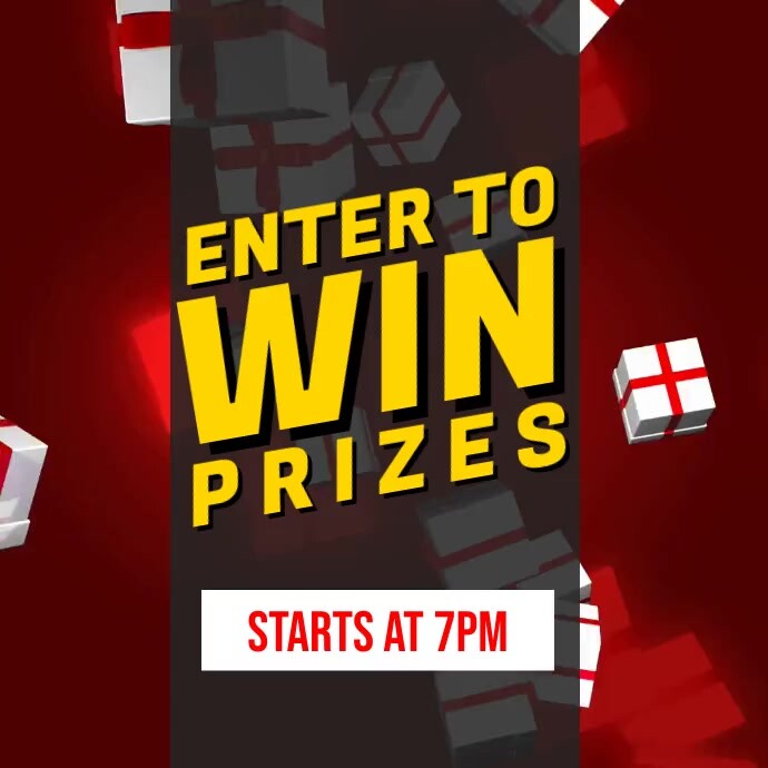 Win Prizes Template PosterMyWall