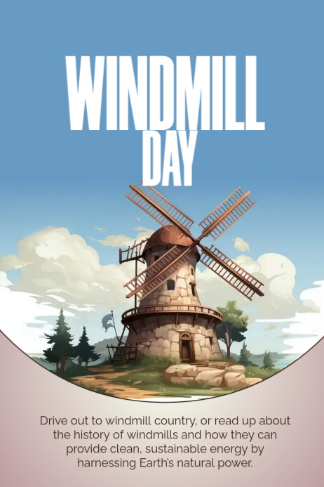 Copy of Windmill Day Poster | PosterMyWall