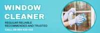 WINDOW CLEANER SERVICES TEMPLATE Bannière LinkedIn