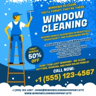WINDOW CLEANING BANNER Instagram Post template