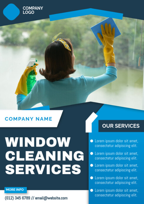 Window Clean Design Window Cleaning Template | PosterMyWall