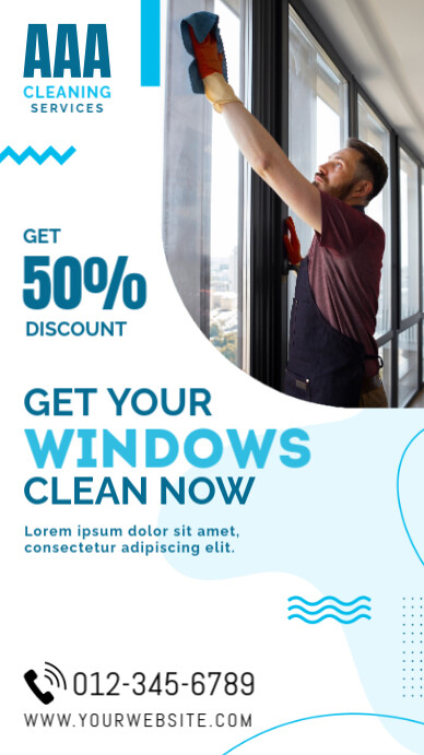 Window Clean Design window cleaning Template | PosterMyWall