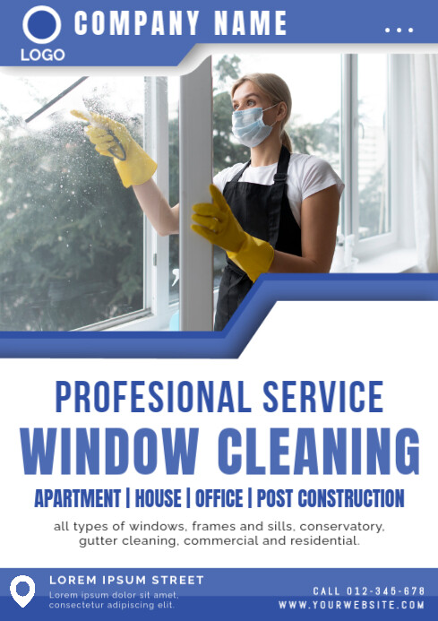 Window Clean Design Copy of Window Cleaning | PosterMyWall