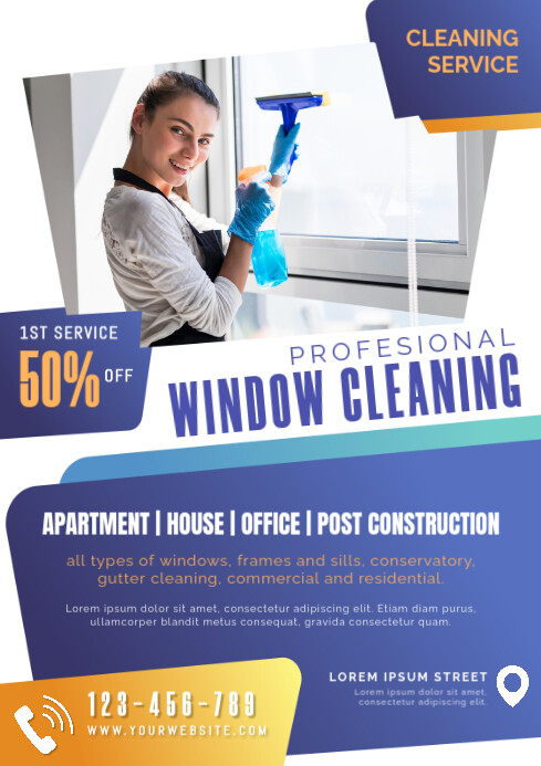 Window Clean Design Copy of Window Cleaning | PosterMyWall