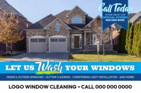 Window Cleaning Poster template