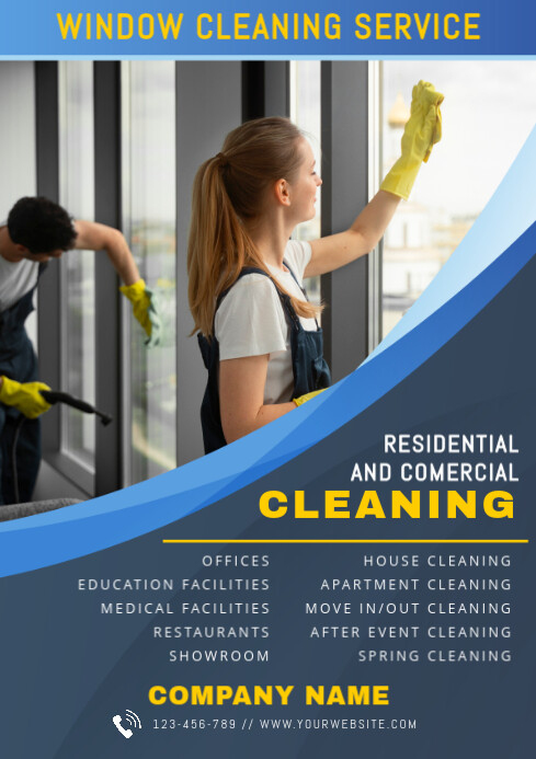 Window Clean Design Plantilla de window cleaning | PosterMyWall
