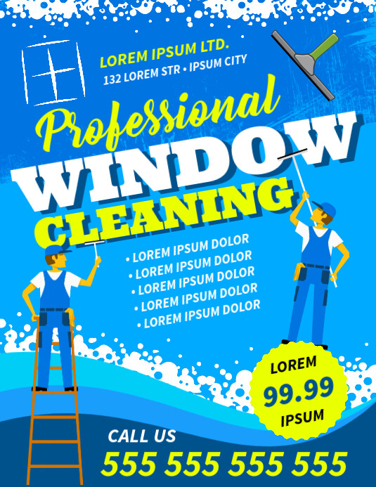 Plantilla de WINDOW CLEANING FLYER PosterMyWall