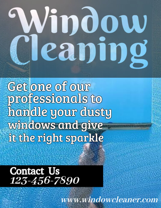 Copy of Window Cleaning Flyer Template | PosterMyWall