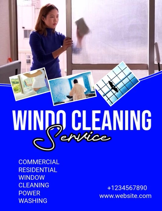 Plantilla de Window Cleaning Flyer Templates | PosterMyWall