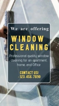Window Cleaning  Reel Instagram template