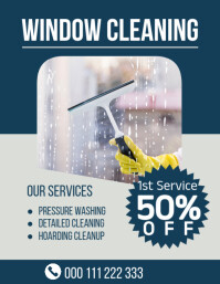 Window Cleaning Flyer Template | PosterMyWall