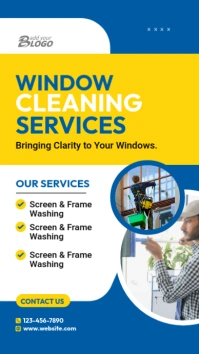 Window Cleaning Services Instagram Story template