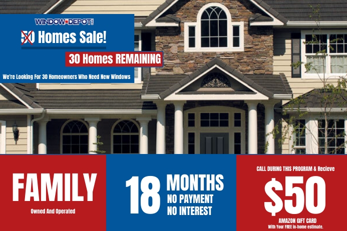 Window Company Post Card Template | PosterMyWall