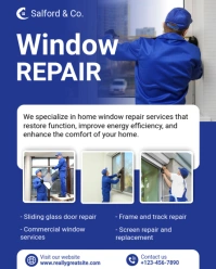 WINDOW REPAIR INSTAGRAM POST template