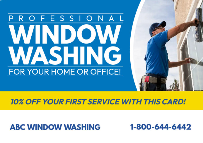 Window Install Flyers Window Washing Services Flyers Template | PosterMyWall