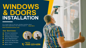 Window And Door Installation Template | PosterMyWall