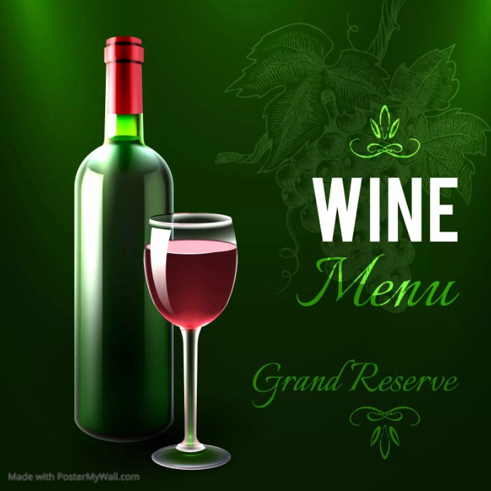 Copy of Wine background design flyer | PosterMyWall