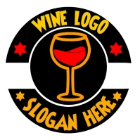 Wine Crafters  LOGO  AND Vino Vibes LOGO , Wi template