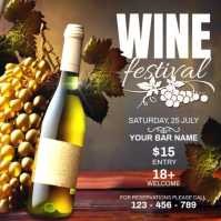 Wine Instagram-opslag template