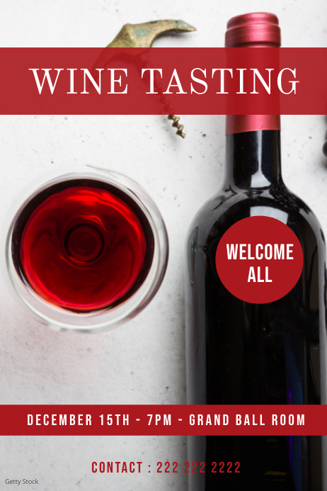 Copy of wine | PosterMyWall