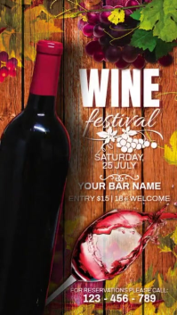 Zwart Wine Festival Digitalt display Template