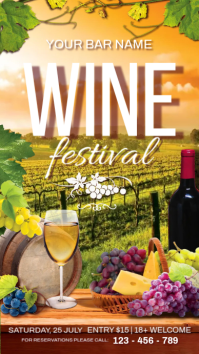 Wine Festival Indaba yaku-Instagram template