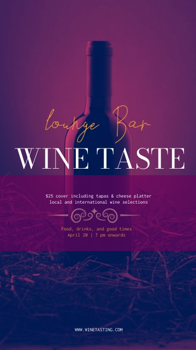 Wine Tasting Template | PosterMyWall