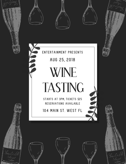 Wine Tasting Template | PosterMyWall